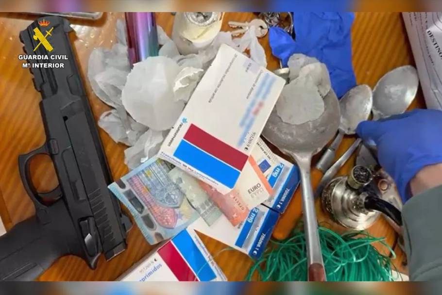 Guadia Civil Santa Pola Drugs Den