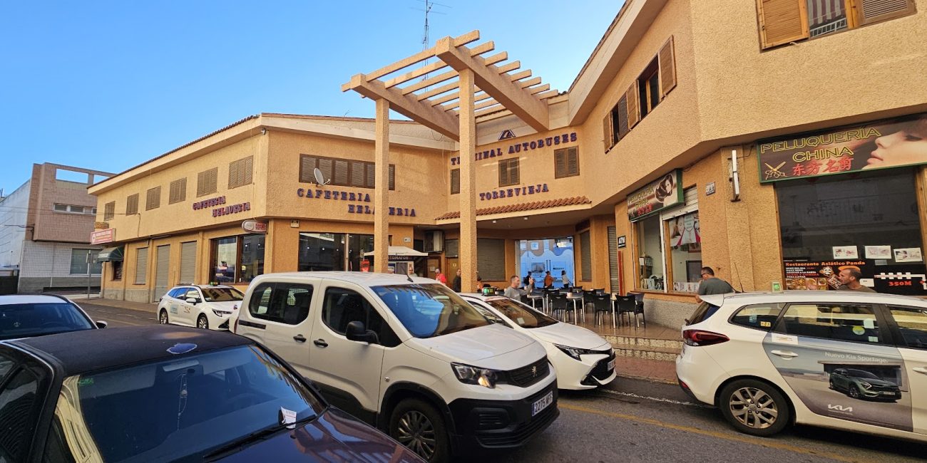 Torrevieja Cars at Bus Station
